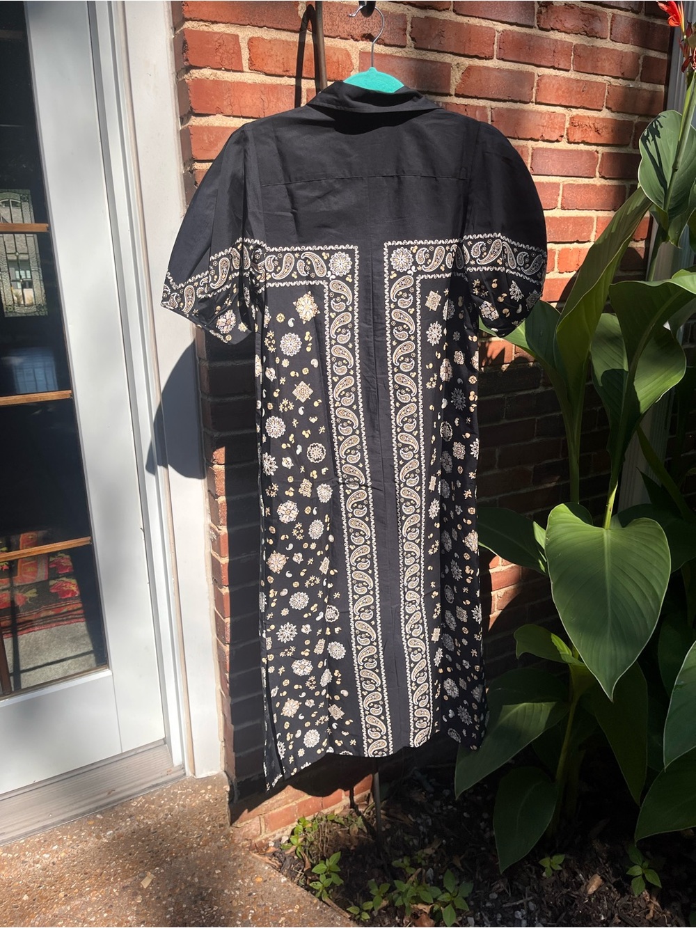 J Crew Bandana Print Cotton Poplin Midi Shirt Dress NWT - Picture 11 of 11